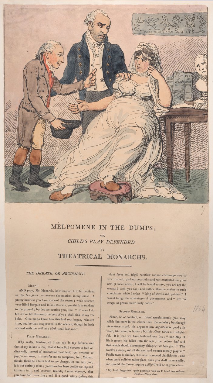 Melpomene in the Dumps, or Child