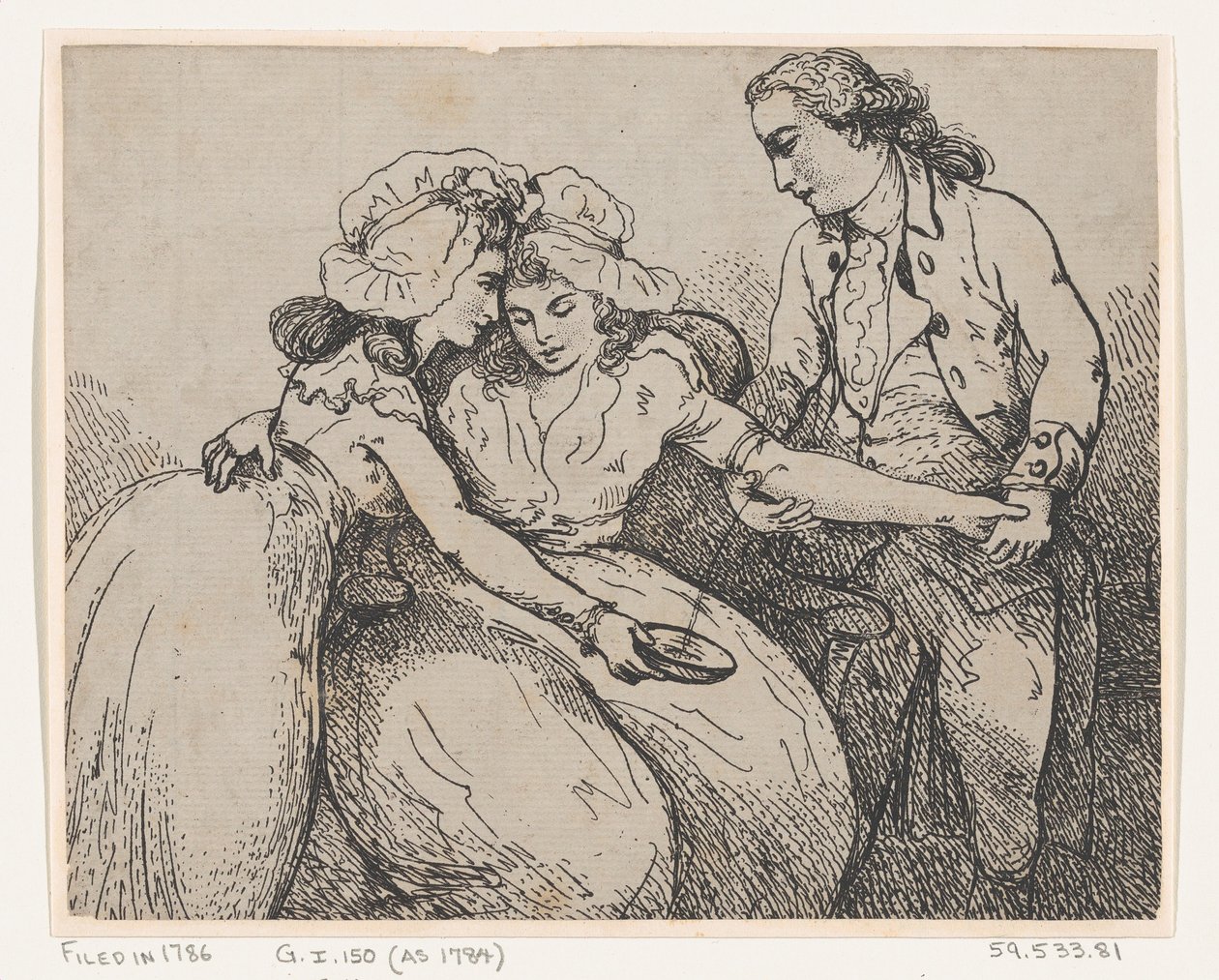 Opening a Vein by Thomas Rowlandson
