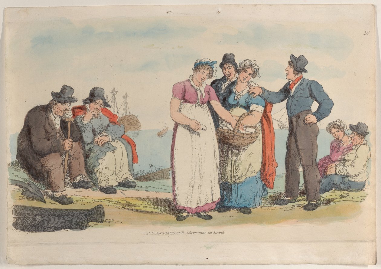 Plate 10, from World in Miniature by Thomas Rowlandson