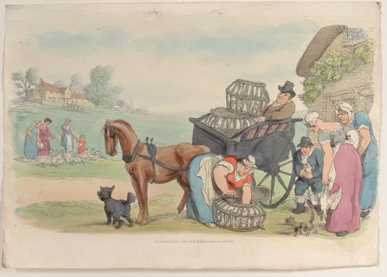 Plate 17, from World in Miniature by Thomas Rowlandson