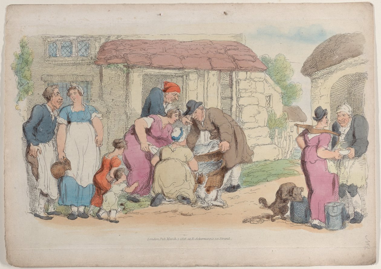 Plate 2, from World in Miniature by Thomas Rowlandson