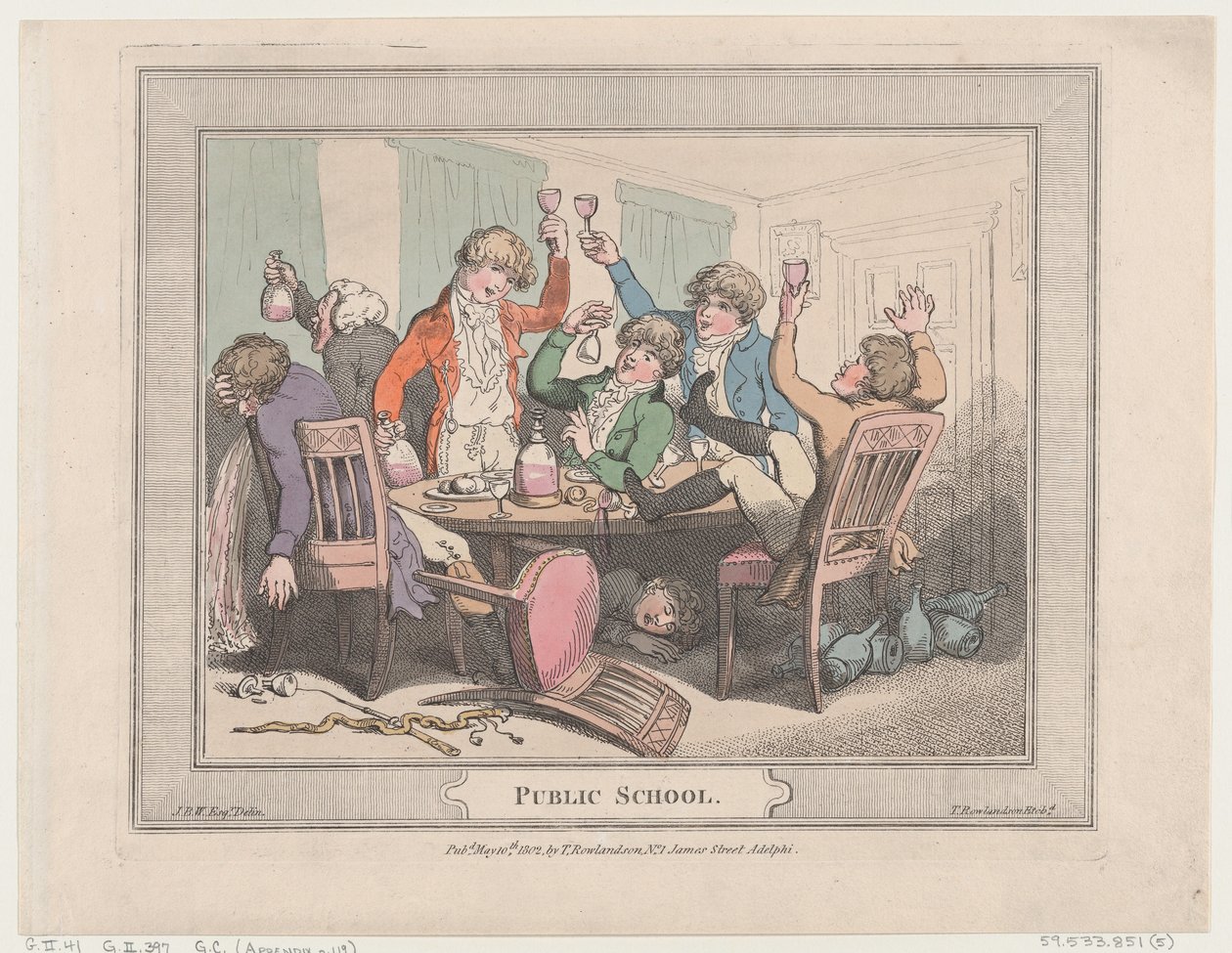 Public School, May 10, 1802 by Thomas Rowlandson