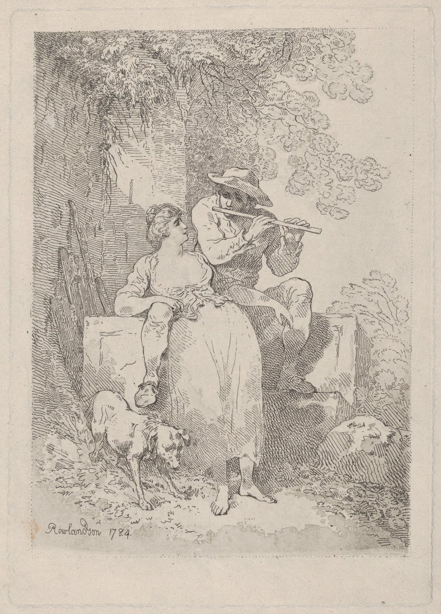 Rest from Labour on Sunny Days, 1784-87 by Thomas Rowlandson