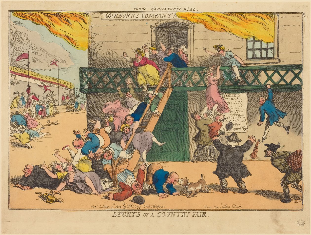 Sports of a Country Fair by Thomas Rowlandson