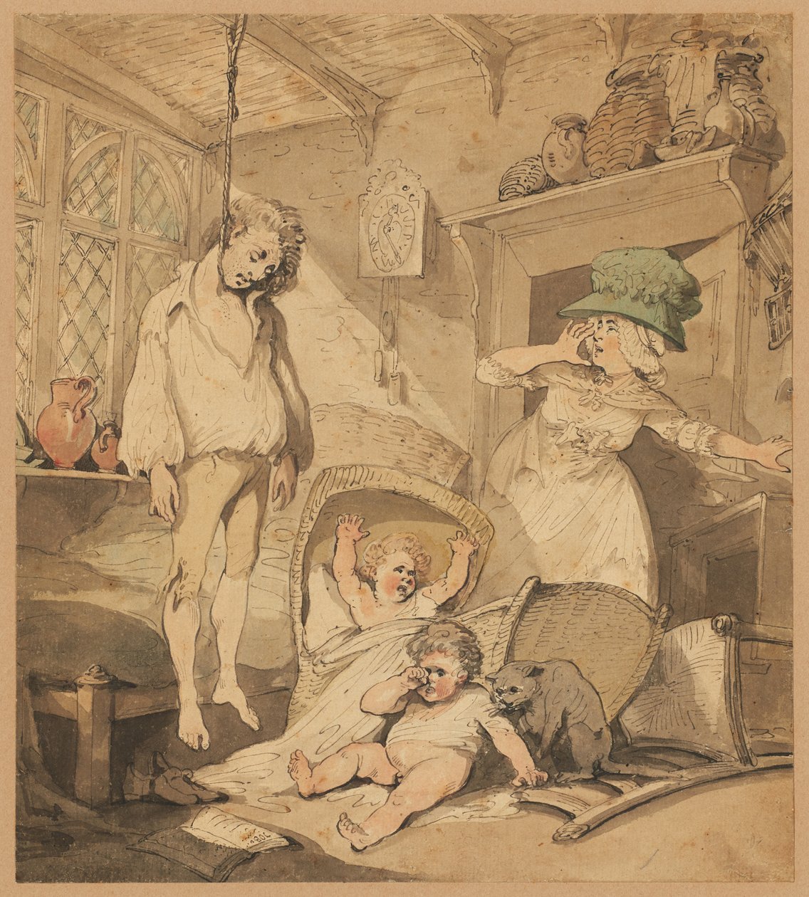 Suicide by Thomas Rowlandson