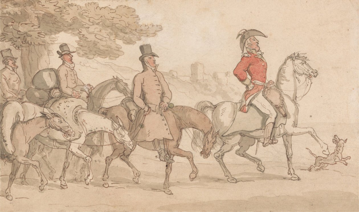 The Military Adventures of Johnny Newcome by Thomas Rowlandson