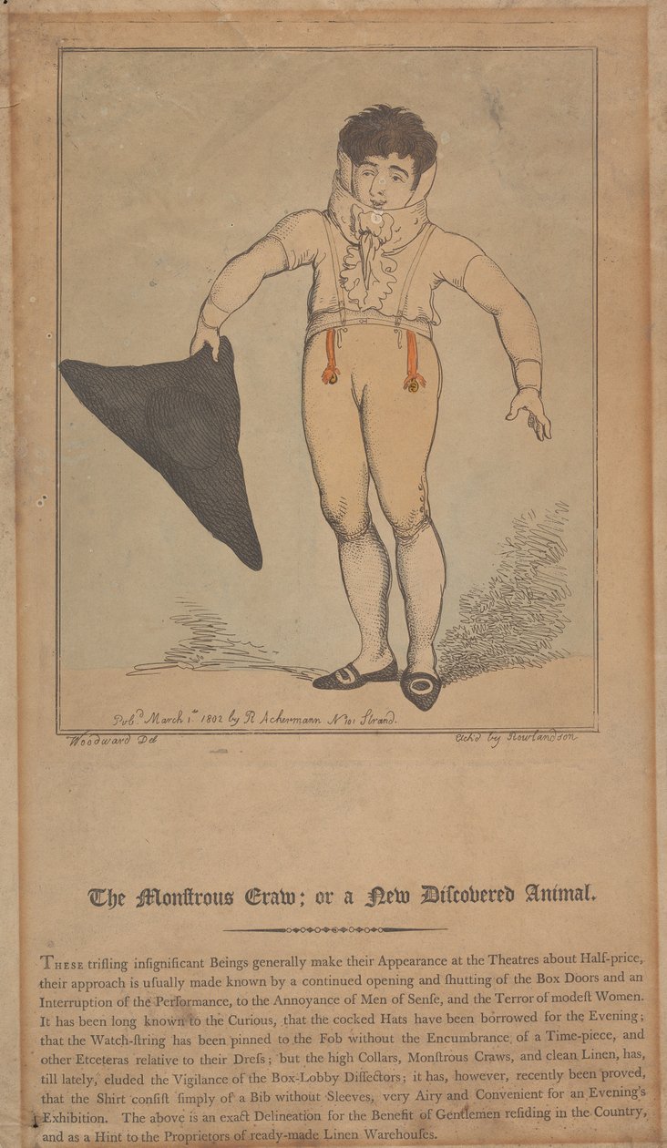 The Monstrous Craw; or a Newly Discovered Animal by Thomas Rowlandson
