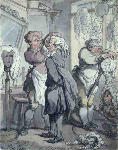 "The Thickest Block of the Three" by Thomas Rowlandson