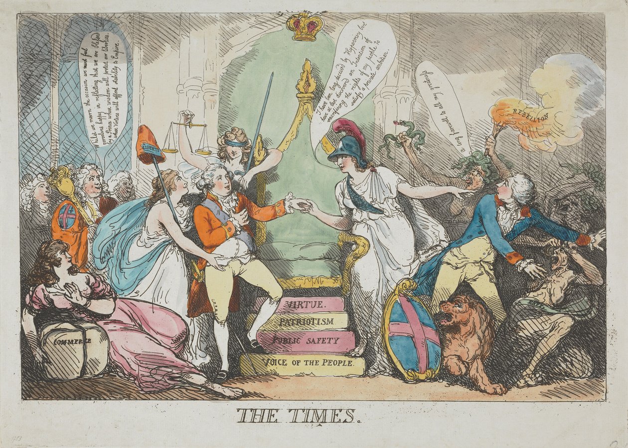 The Times by Thomas Rowlandson
