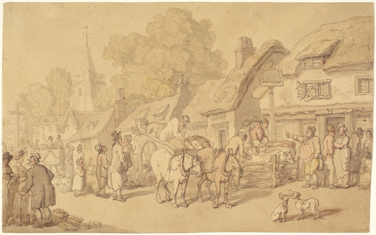 The Woolpack Inn by Thomas Rowlandson