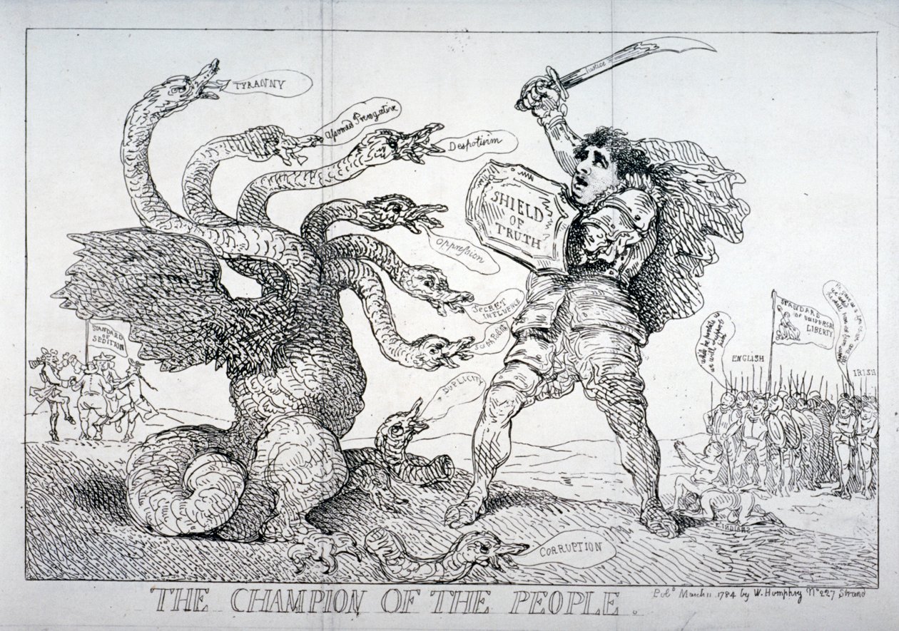 The Champion of the People by Thomas Rowlandson