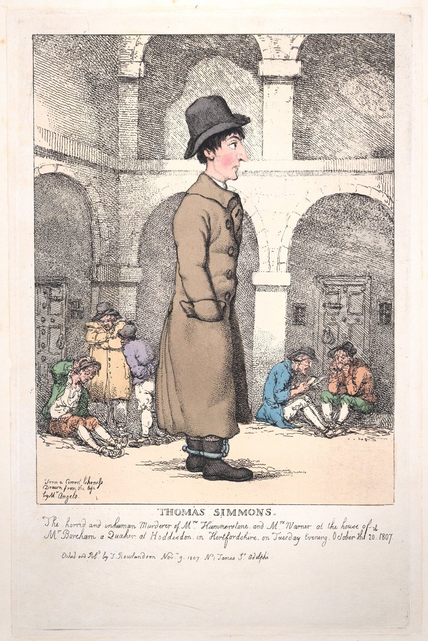 Thomas Simmons by Thomas Rowlandson