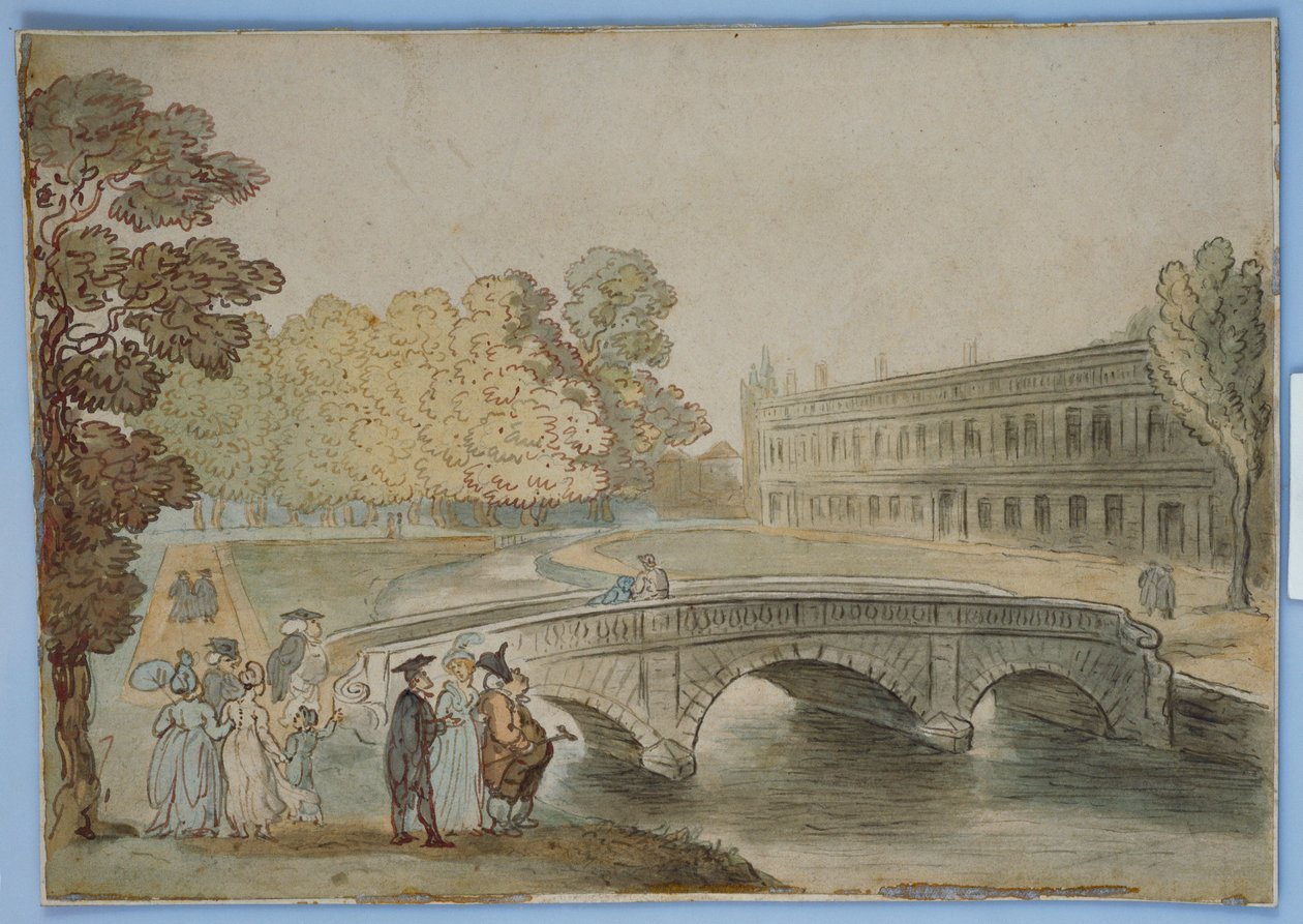 Trinity Library, Cambridge by Thomas Rowlandson