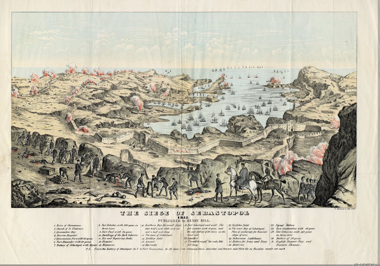 The Siege of Sevastopol, 1855 by Thomas S. Sinclair