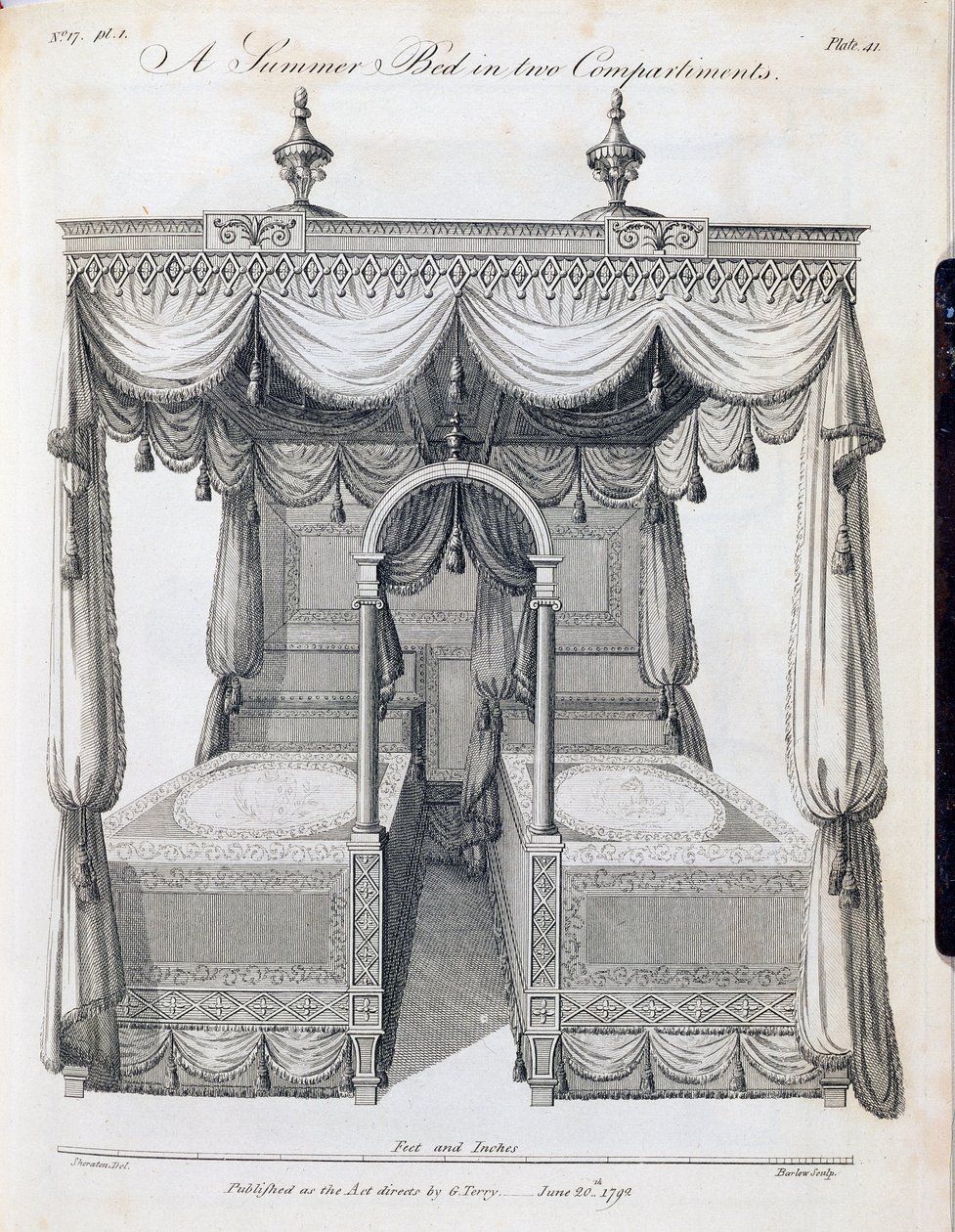 Summer Bed in Two Compartments: Plate 41, from 