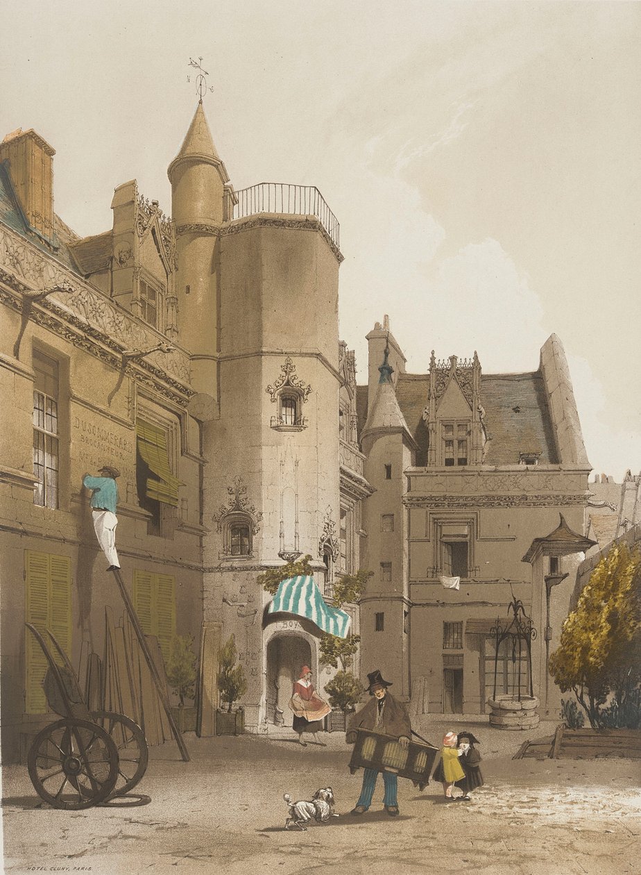 Hotel de Cluny, Paris by Thomas Shotter Boys