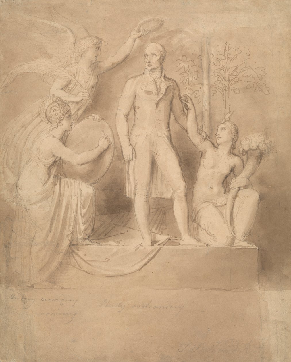 A Study for the Wellington Monument by Thomas Stothard