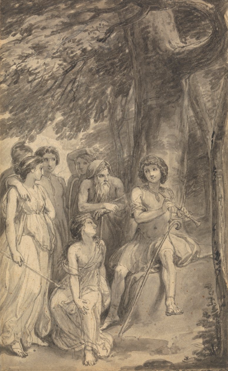 One of Six Illustrations to Fenelon