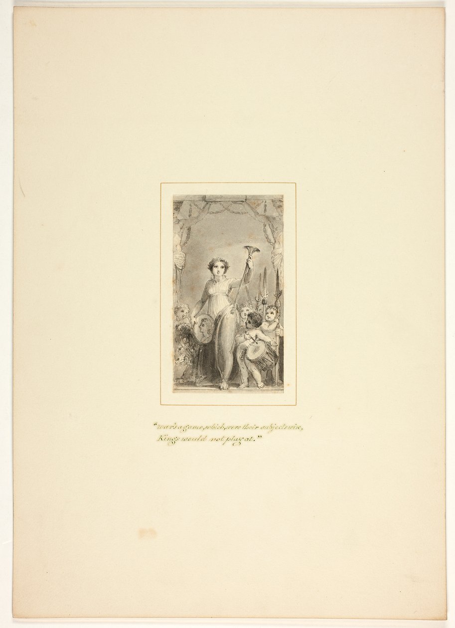 Study for a Plate from The Task by Thomas Stothard