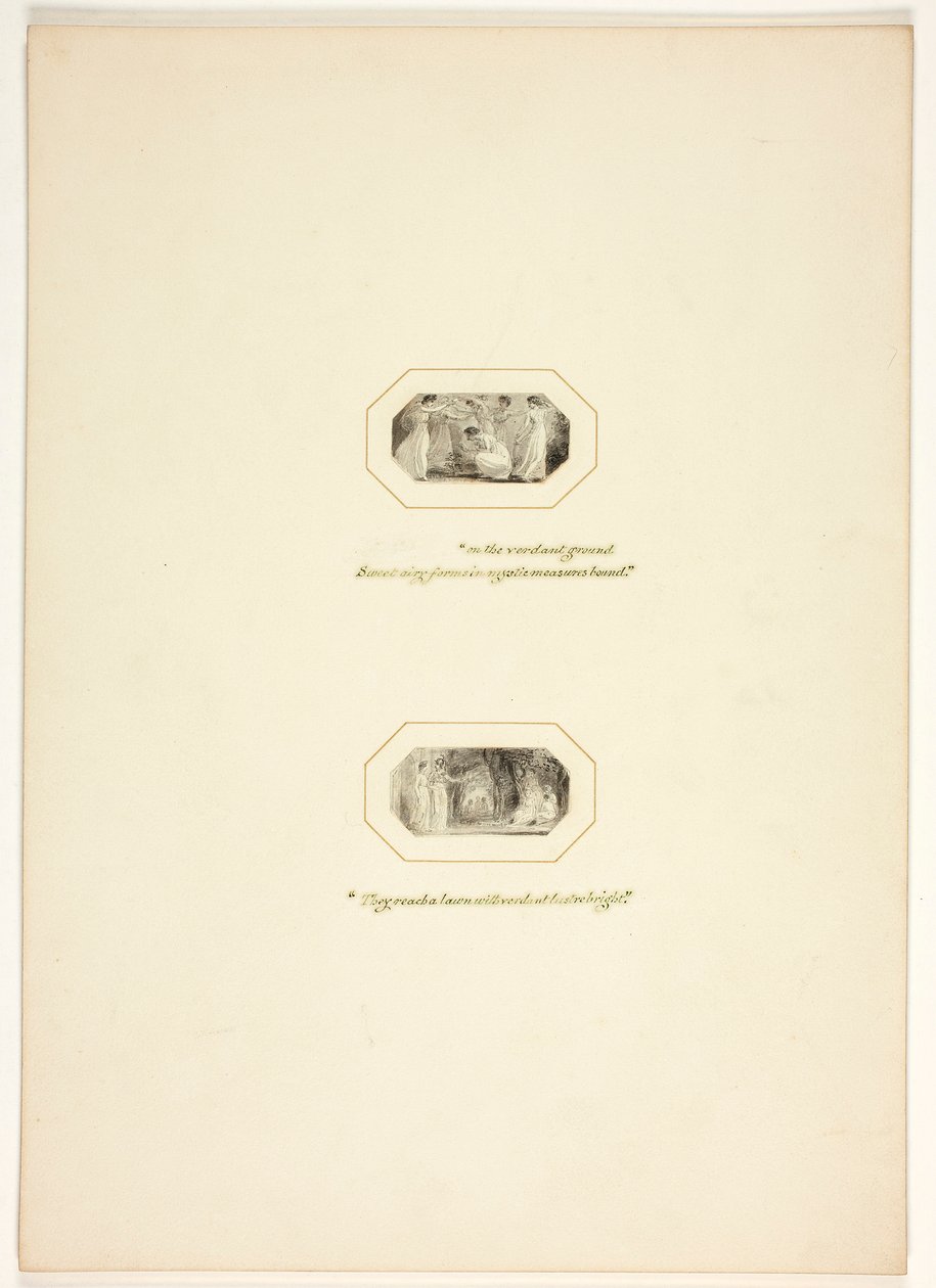 Study for a Plate from The Task by Thomas Stothard