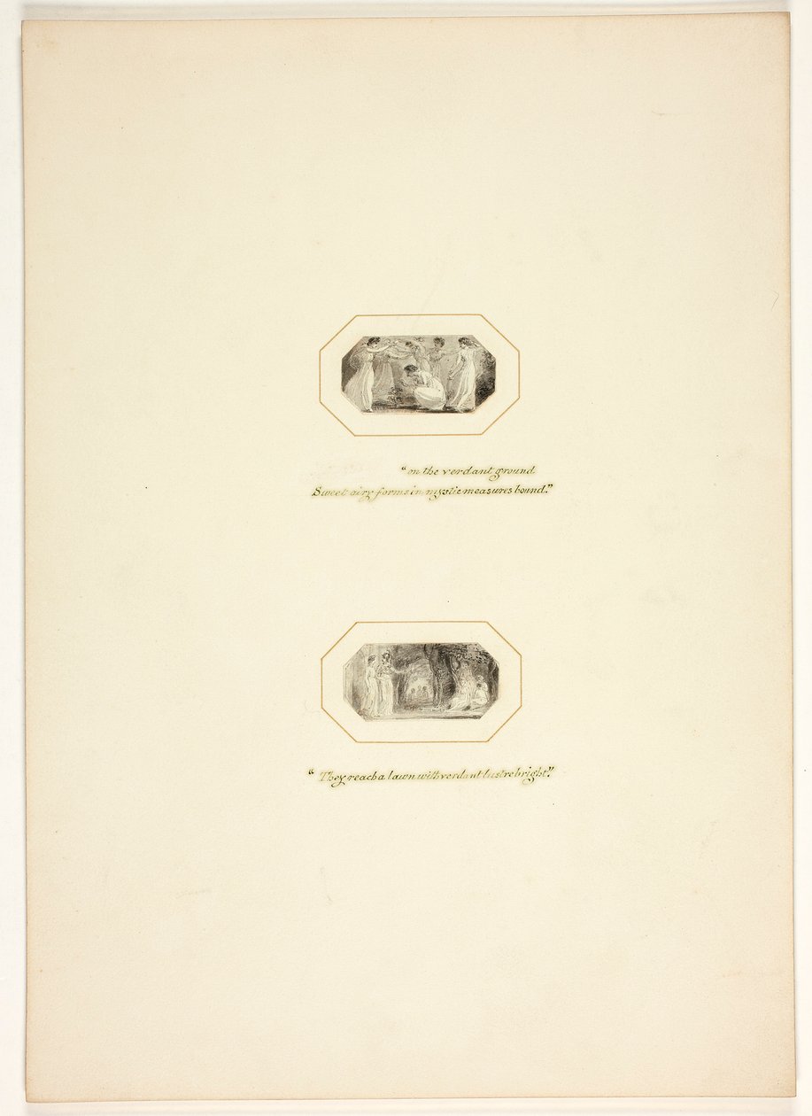 Study for a Plate from The Task by Thomas Stothard