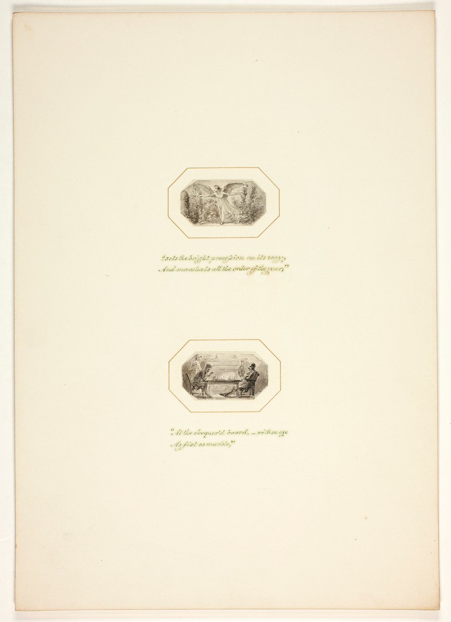 Study for a Plate from The Task by Thomas Stothard