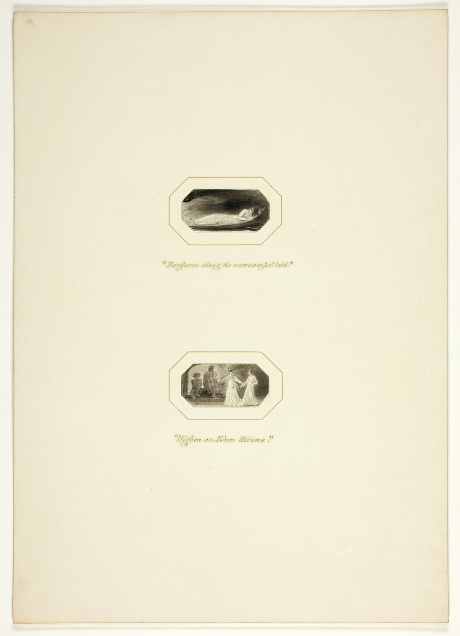 Study for a Plate from The Triumphs of Temper, in the 1796 Royal Engagements Pocket Book by Thomas Stothard