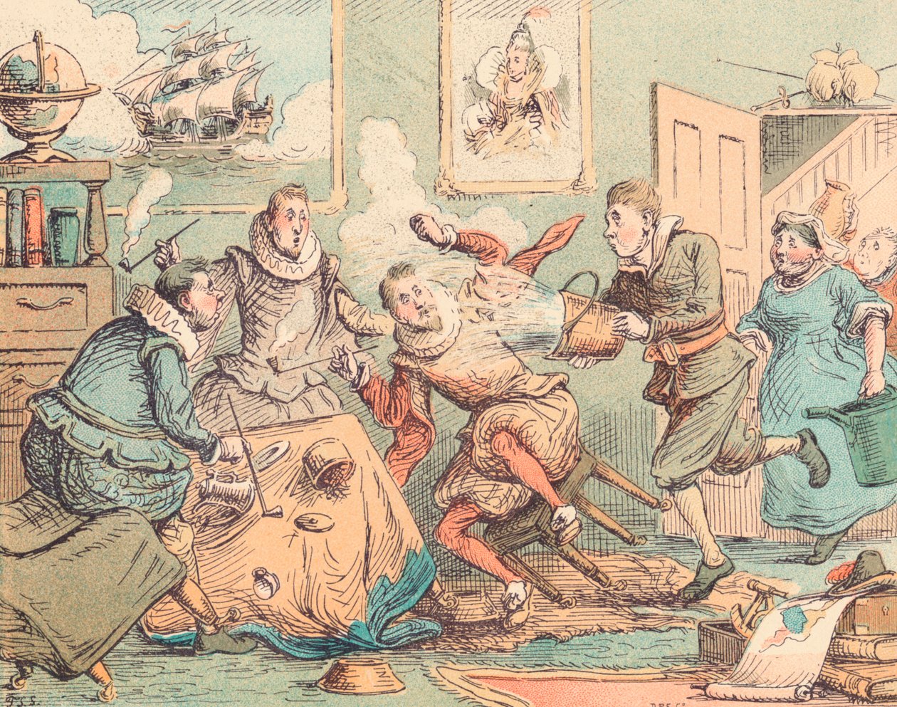 Sir Walter Raleigh's Pipe Put Out, c. 1884