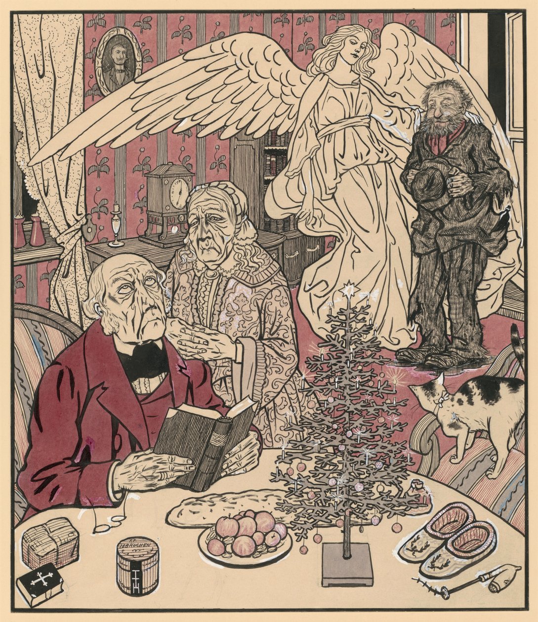 The Prodigal Son or The Wayward Son (Scenes from Family Life, No. 4) by Thomas Theodor Heine