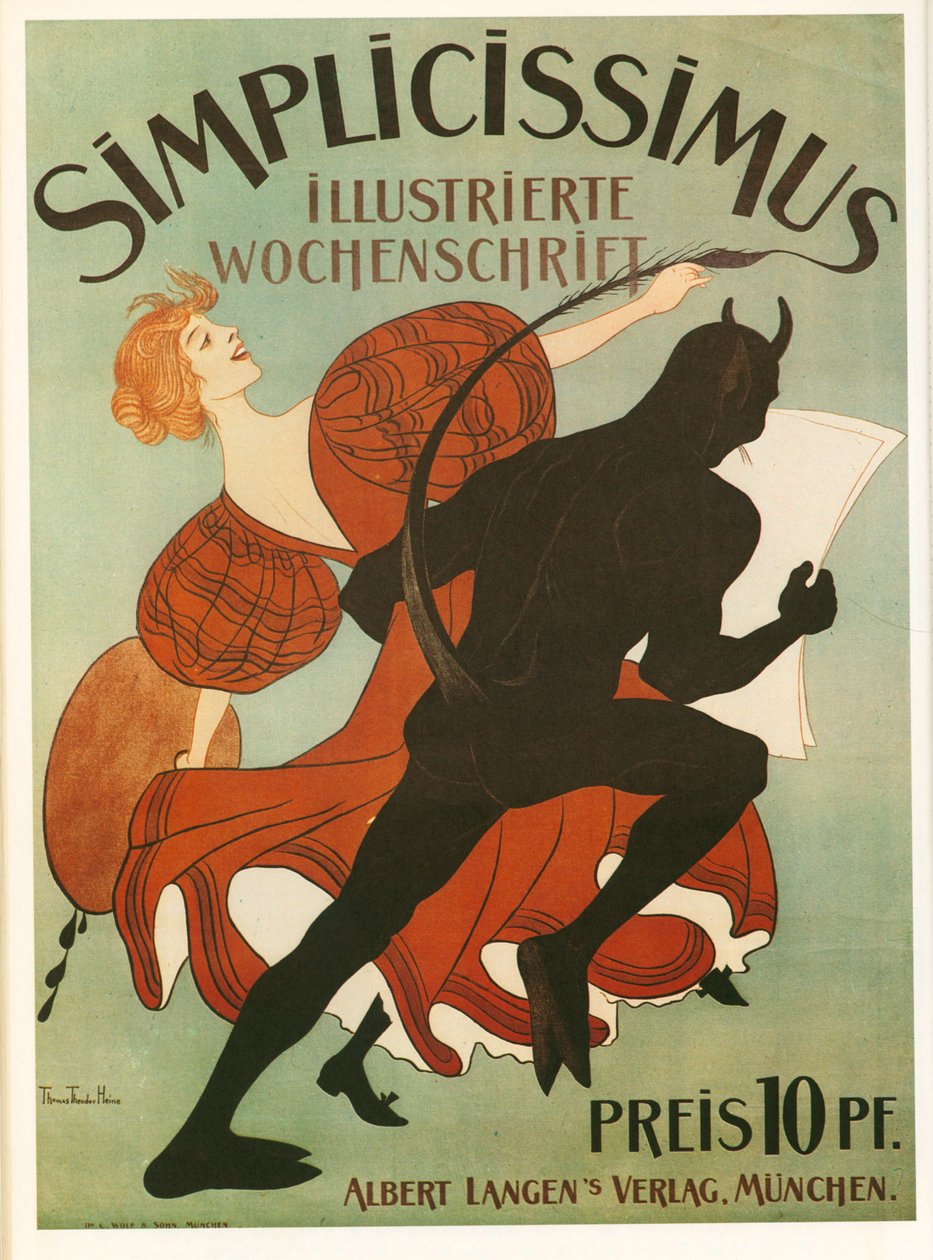 Simplicissimus (litho) by Thomas Theodor Heine
