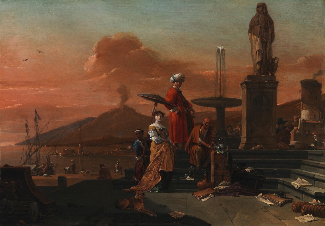 At the Gulf of Naples by Thomas Wyck