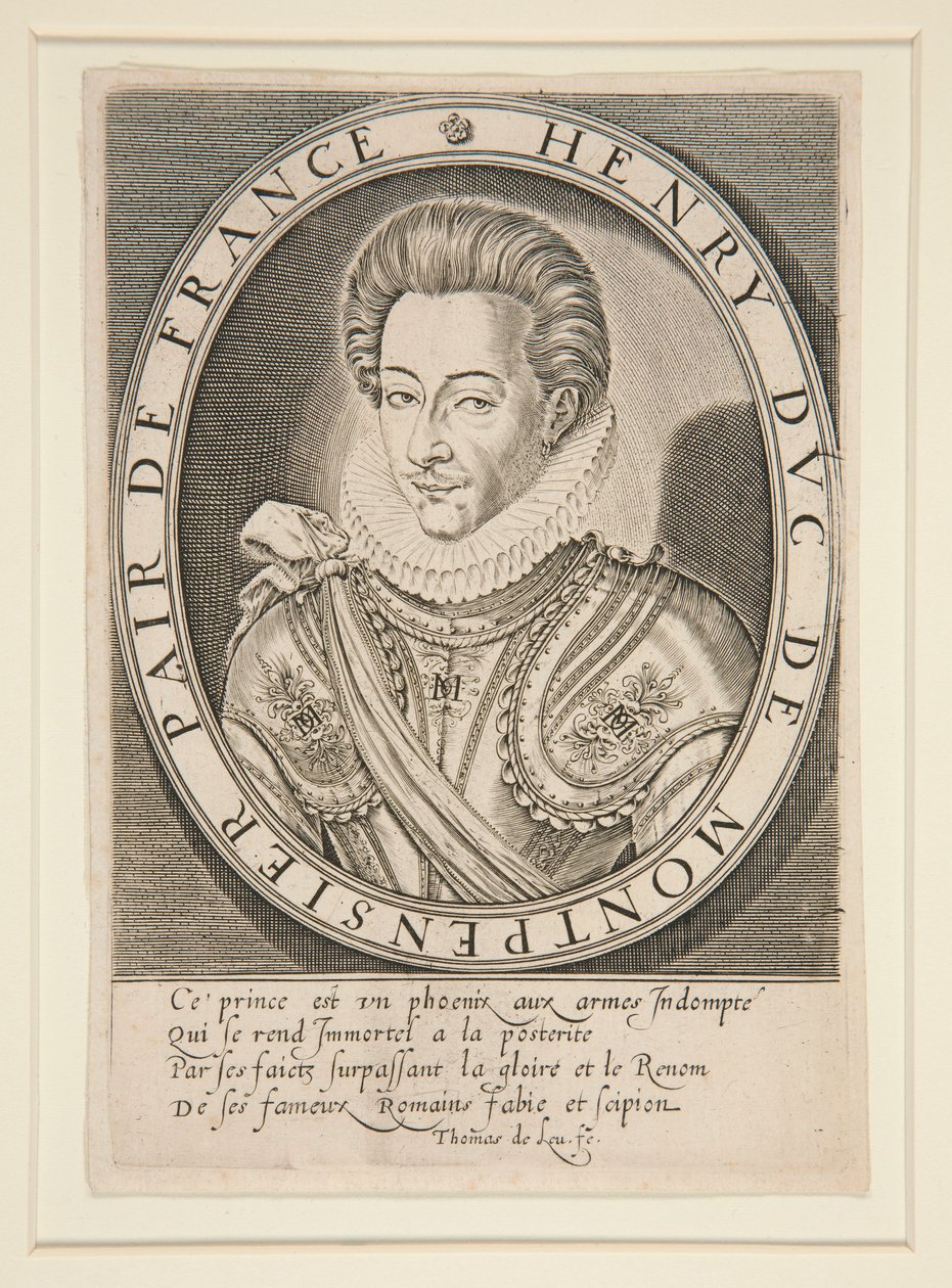 Henri de Bourbon, Duke of Montpensier by Thomas de Leu