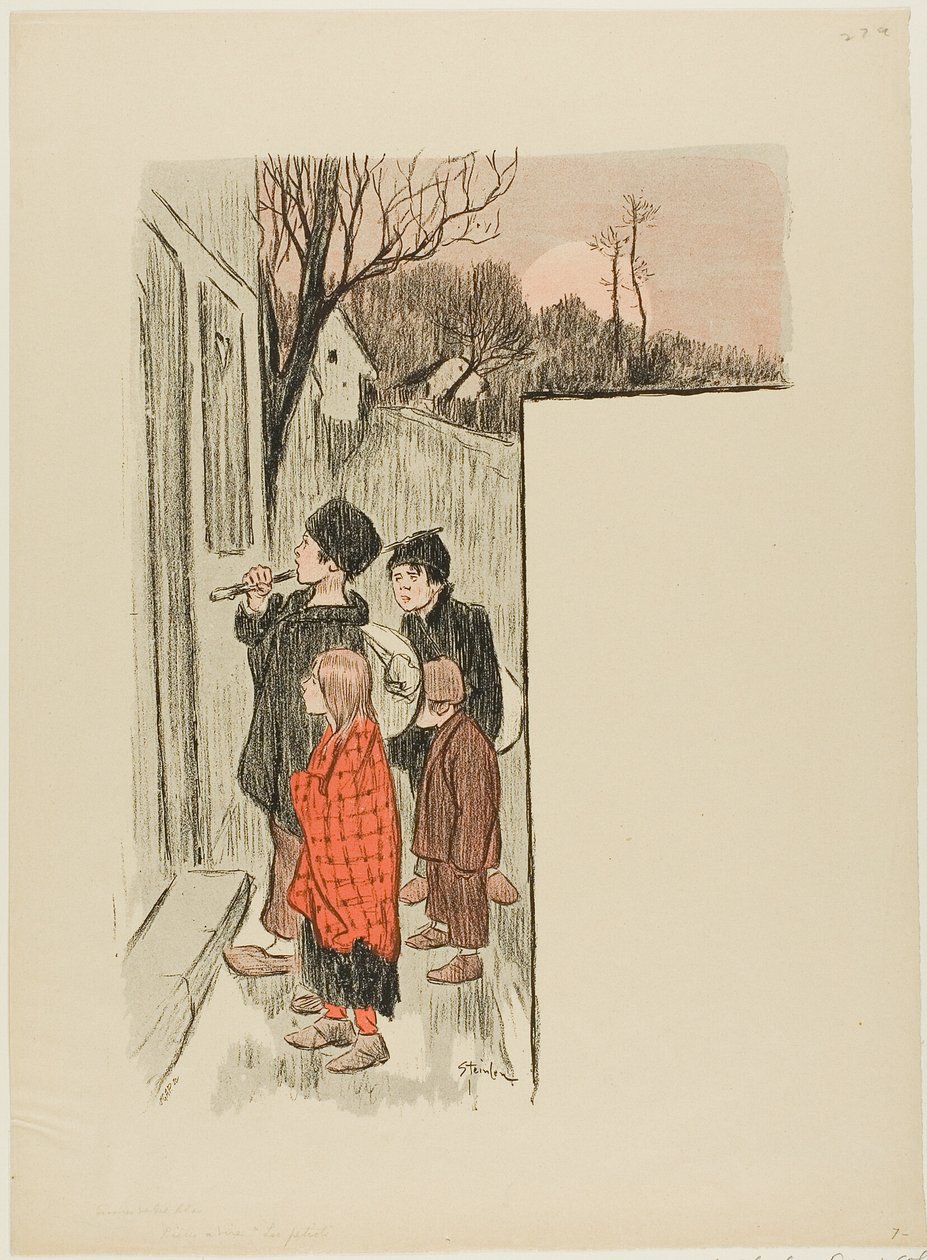 The Little Ones by Théophile Alexandre Pierre Steinlen