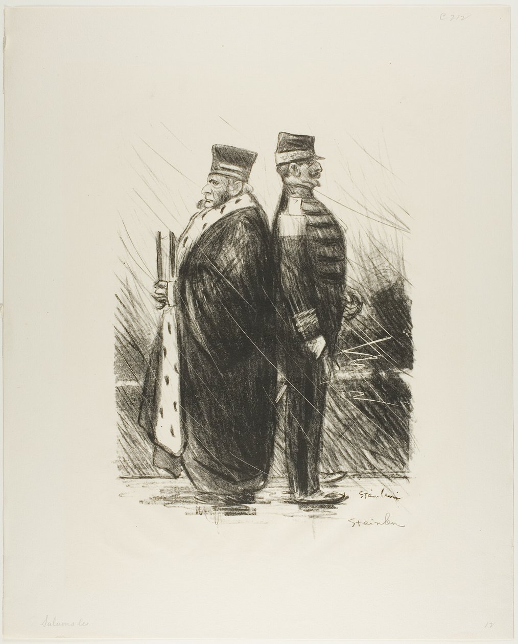 Salute Them! by Théophile Alexandre Pierre Steinlen