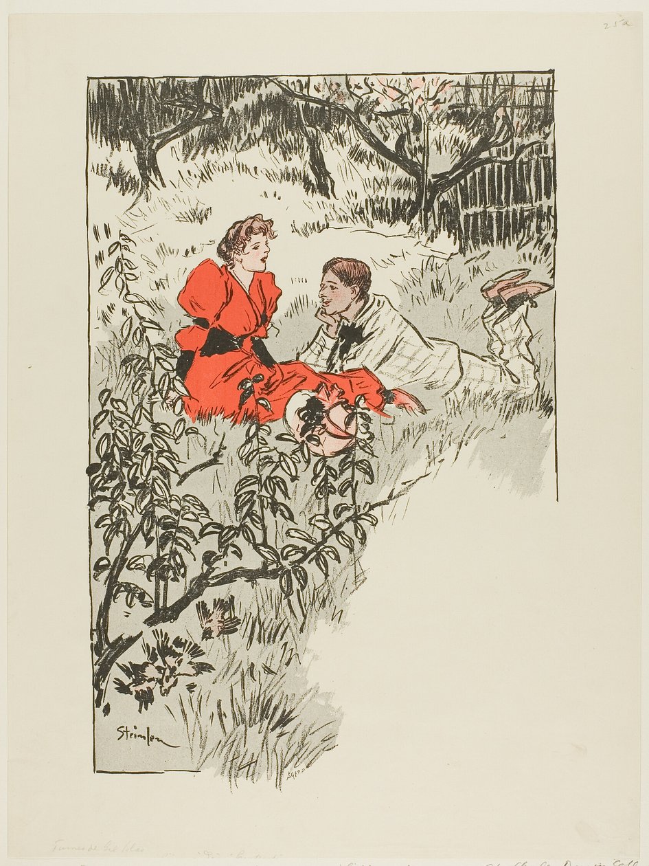 Spring by Théophile Alexandre Pierre Steinlen