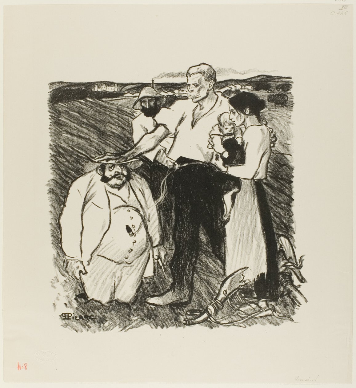 Tomorrow! by Théophile Alexandre Pierre Steinlen