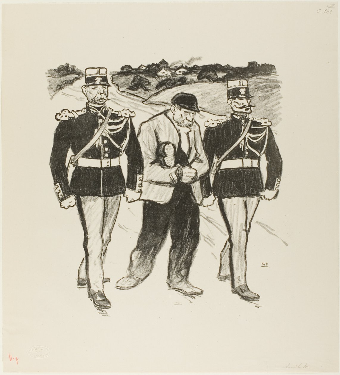Without a Cent by Théophile Alexandre Pierre Steinlen