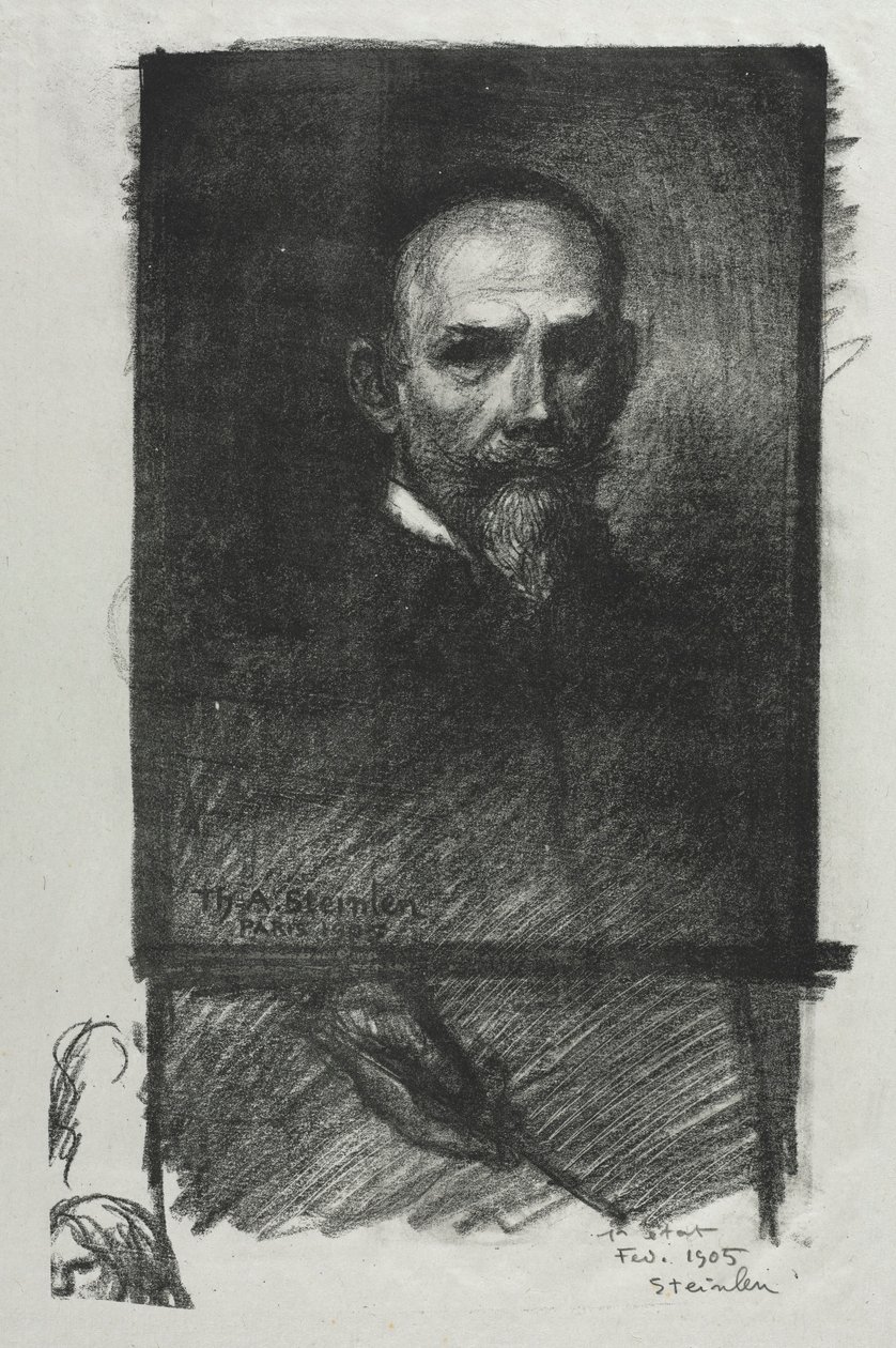 Self-Portrait by Théophile Alexandre Steinlen