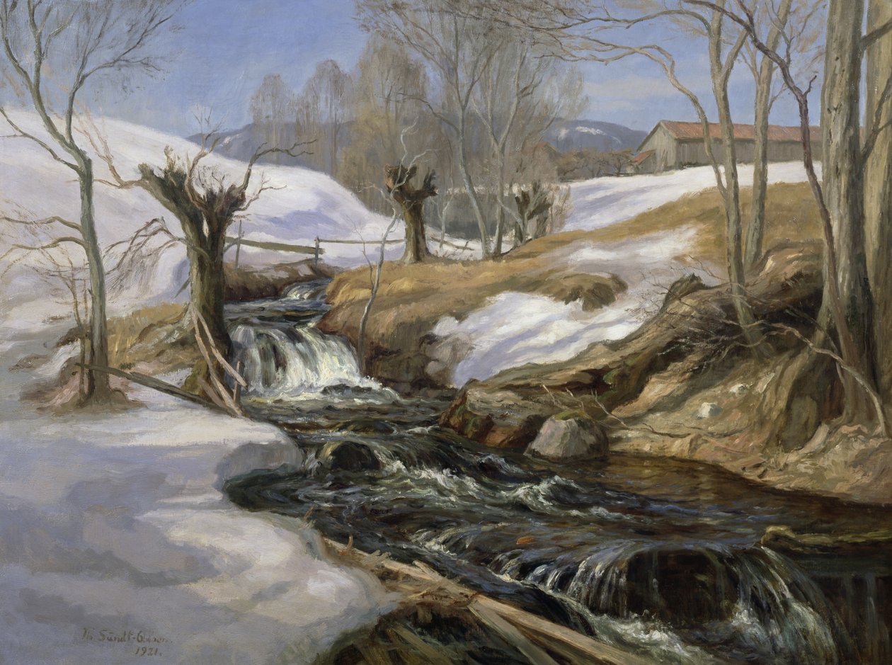 Spring Thaw by Thoralv Sundt-Ohlsen