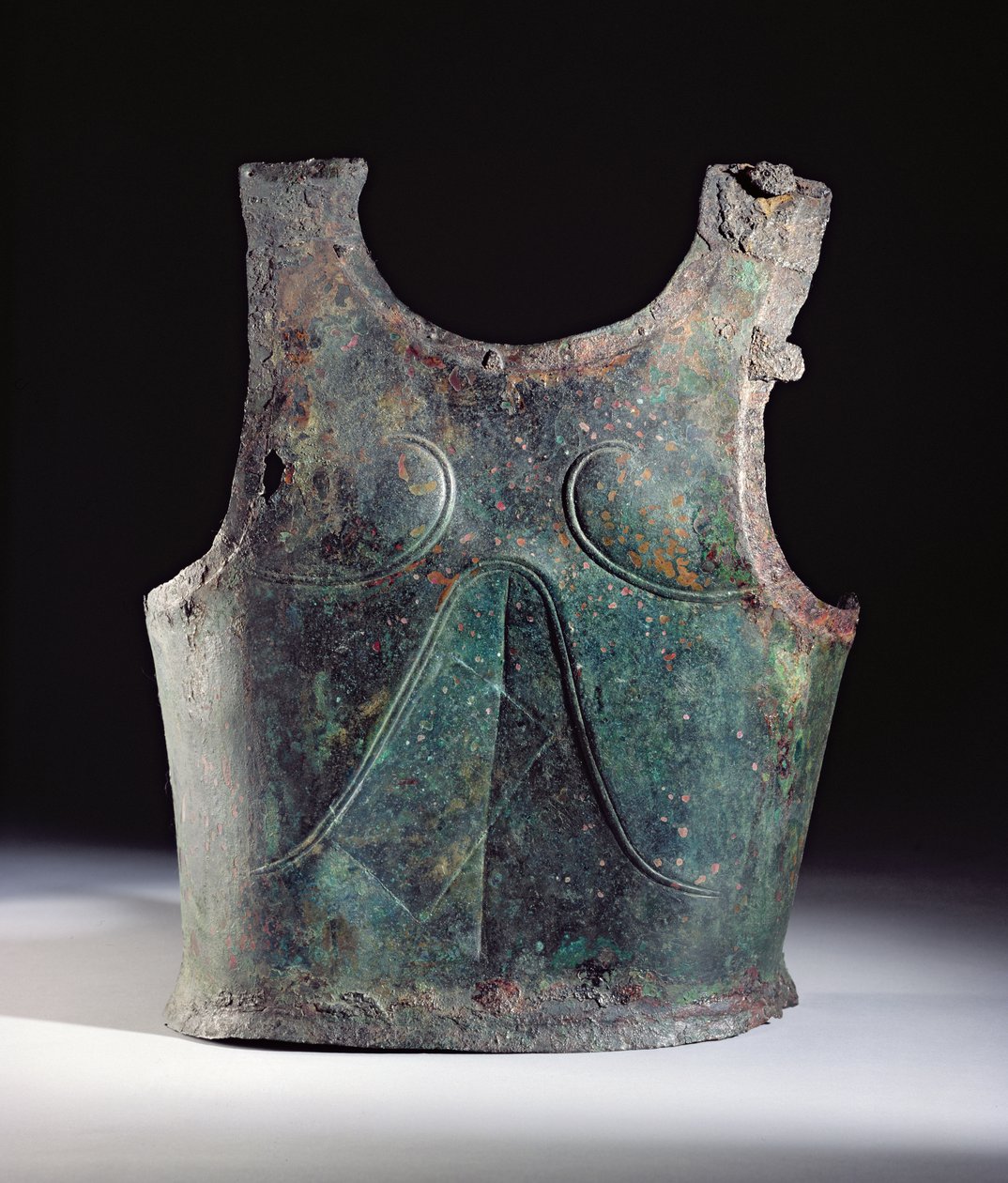 Breastplate from a cuirass, found in the Dalboki Tomb by Thracian