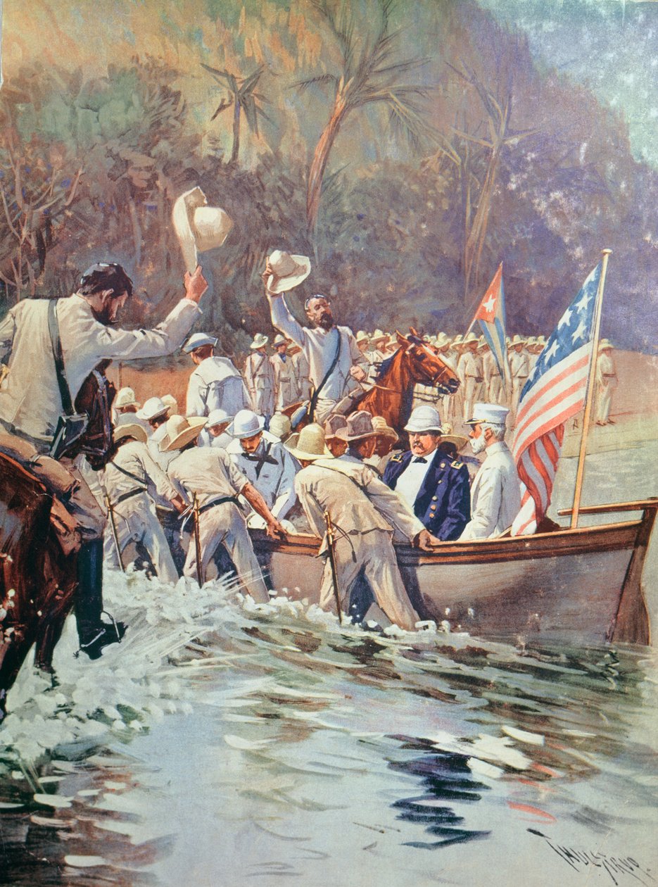 Americans Landing in Cuba by Thure de Thulstrup
