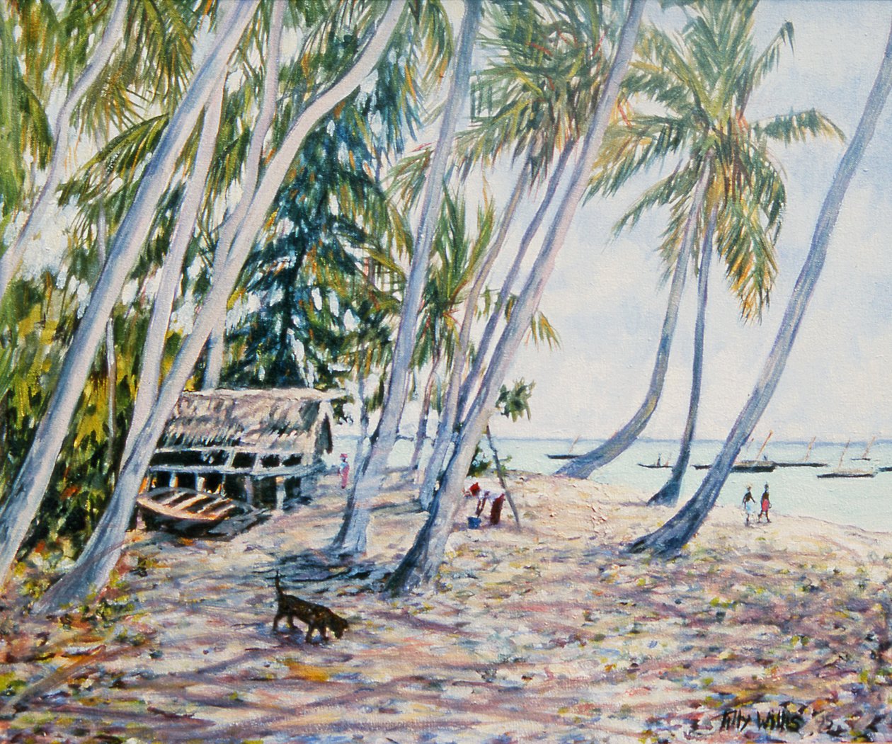Rustling Palms, Zanzibar by Tilly Willis
