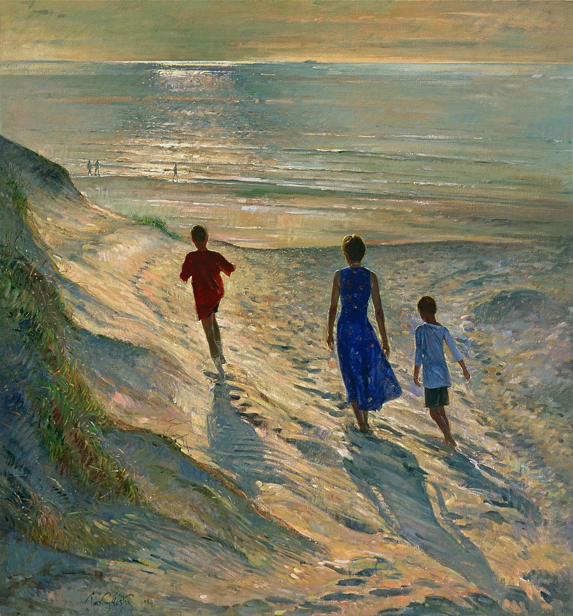 Beach Walk, 1994 by Timothy Easton