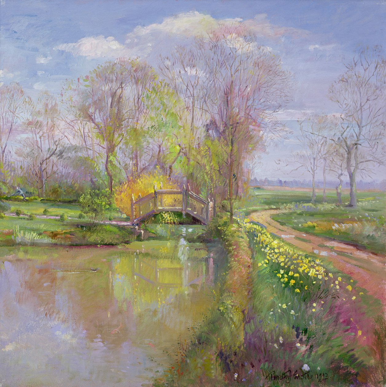 Spring Bridge by Timothy Easton: Premium art reproduction
