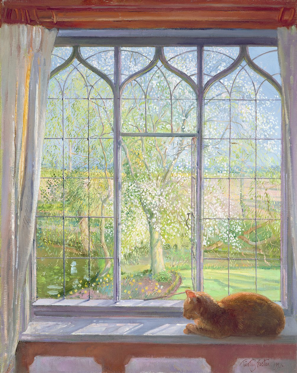 Window in Spring, 1992 by Timothy Easton: Fine art print