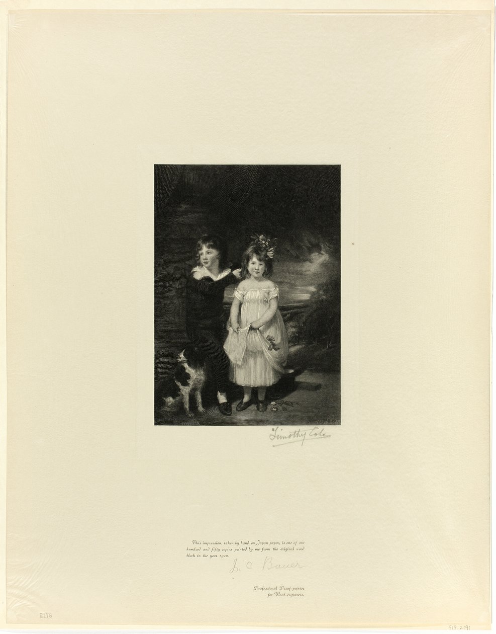 Brother and Sister, from Old English Masters by Timothy Cole