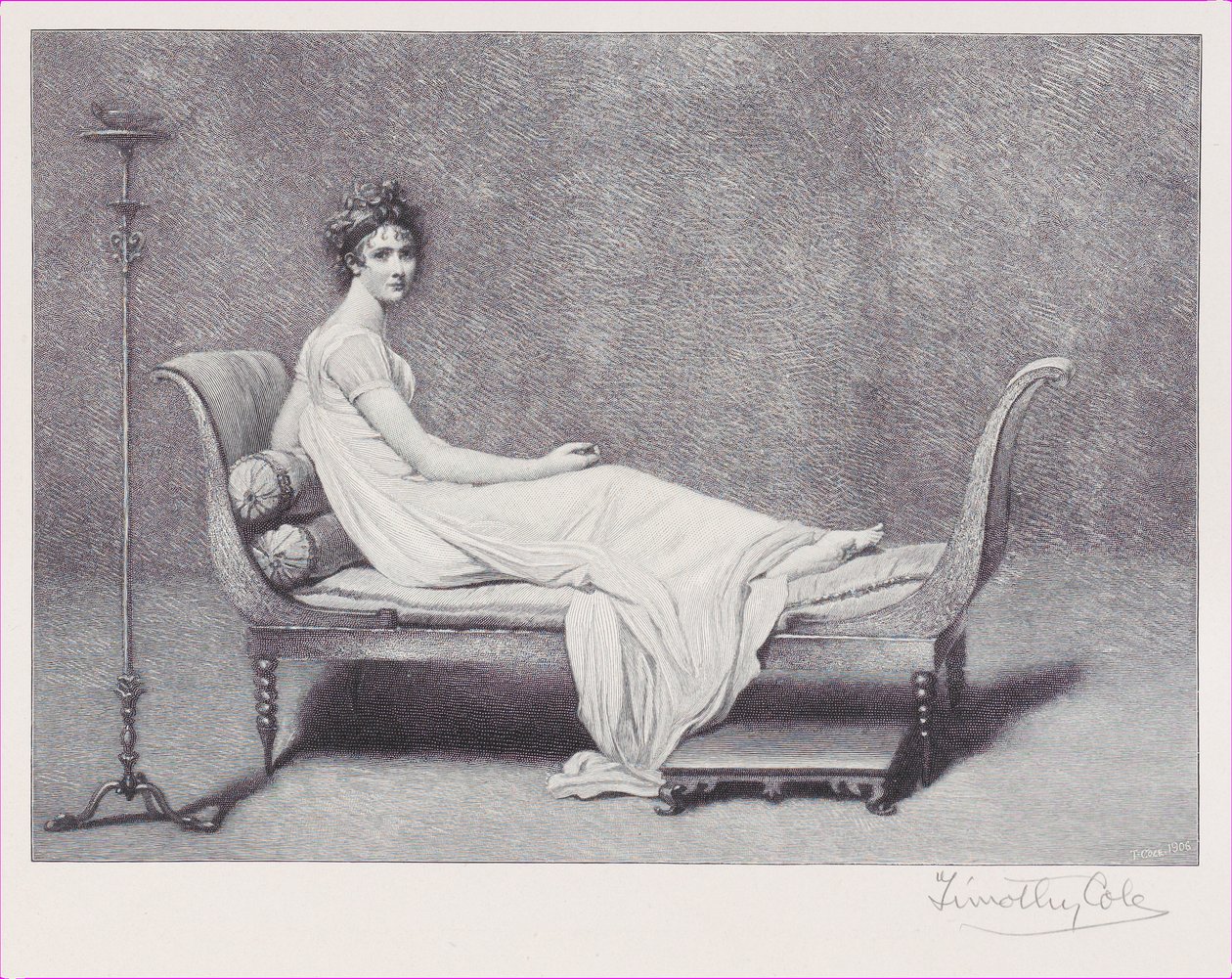 Madame Récamier by Timothy Cole