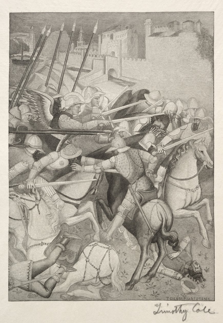 Old Italian Masters: Battle of St. Ephesus Against the Pagans of Sardinia by Timothy Cole