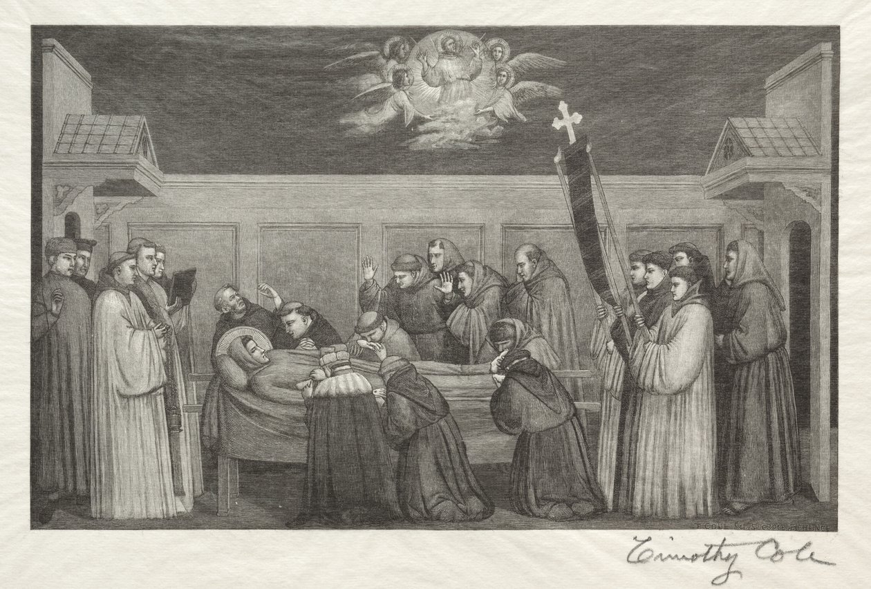 Old Italian Masters: Death of St. Francis by Timothy Cole