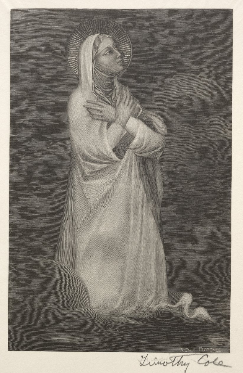 Old Italian Masters: Figure of the Virgin by Timothy Cole